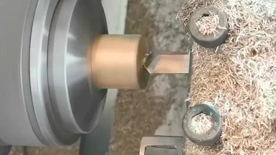 Peças de gerencio de bronze do torno automático da máquina de passeio do CNC micro peças de gerencio